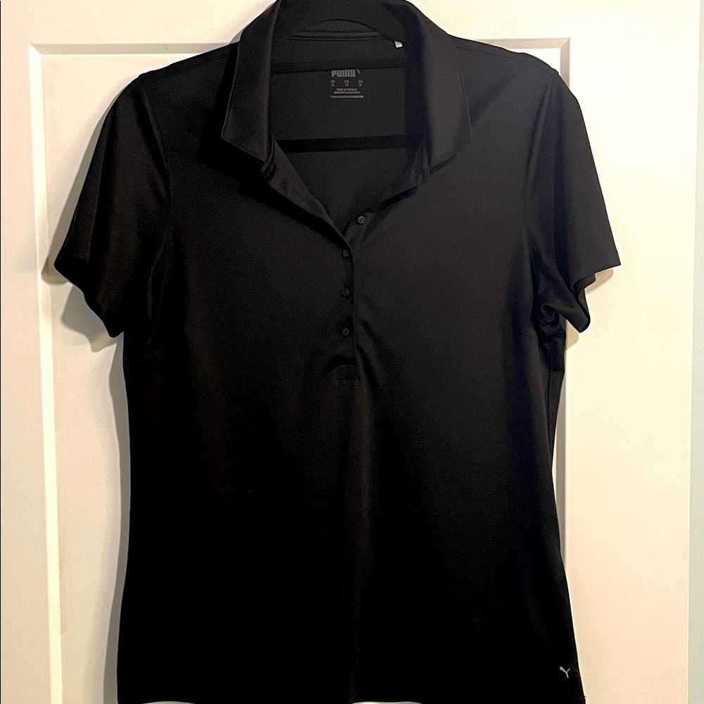 Puma Polo Black XL Button Placket SS 
No stains or flaws